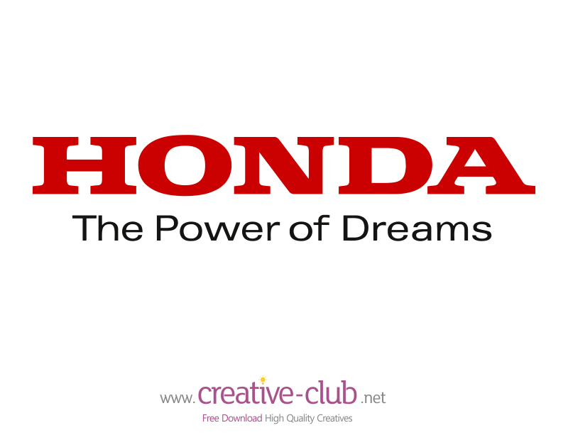 Honda Company Logo in transparent PNG format